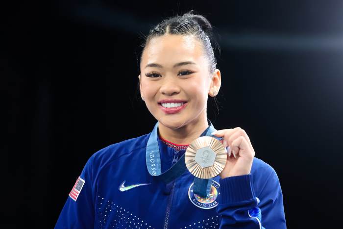 Gymnast Suni Lee at the Summer Olympics