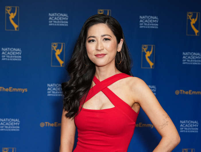 Mina Kimes at the Annual Sports Emmy Awards.
