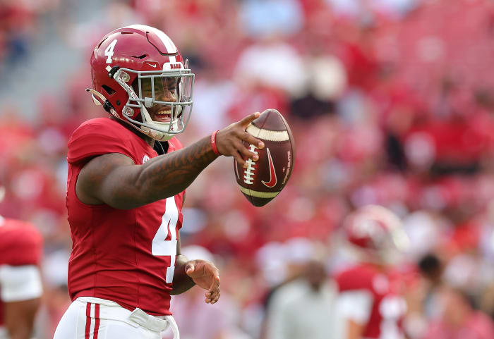 Alabama's Jalen Milroe Showed Great Sportsmanship After Getting Benched ...