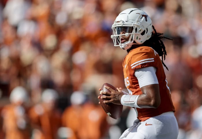 Texas quarterback Maalik Murphy.