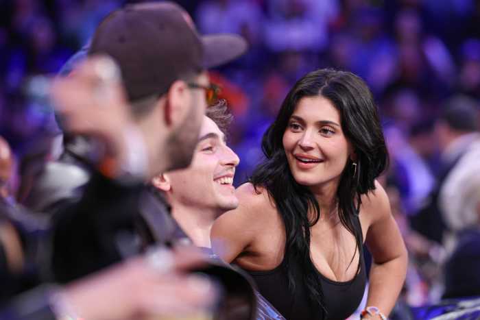 Kylie Jenner at Madison Square Garden.