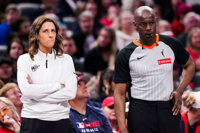 Indiana Fever coach Stephanie White.
