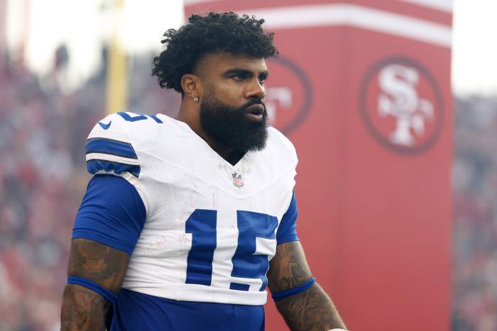 Report: Cowboys Benching Ezekiel Elliott For Sunday's Game Vs. Falcons ...