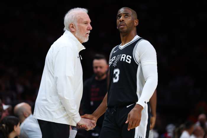 Chris Paul and Gregg Popovich for the Spurs.