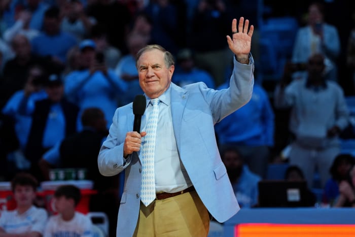 Bill Belichick at UNC.