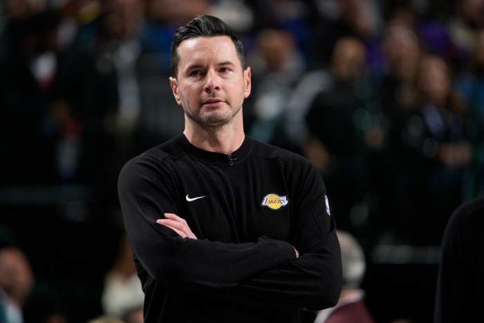 Lakers coach J.J. Redick.