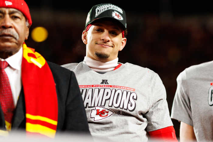 Patrick Mahomes on Sunday.