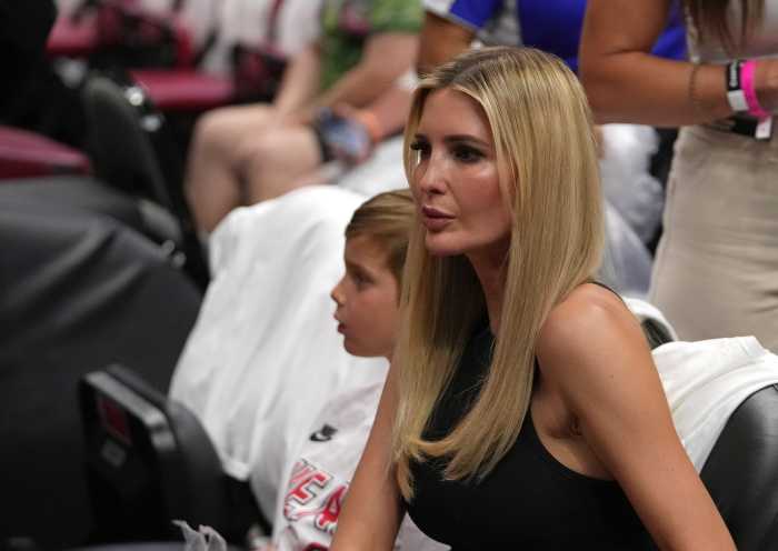 Ivanka Trump at NBA.