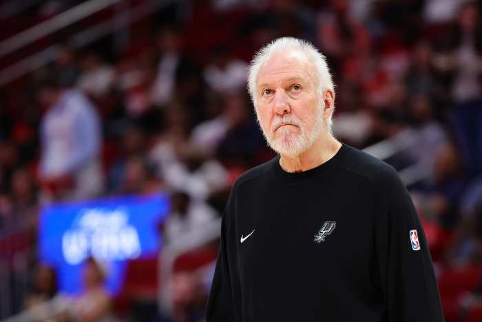 San Antonio Spurs head coach Gregg Popovich.