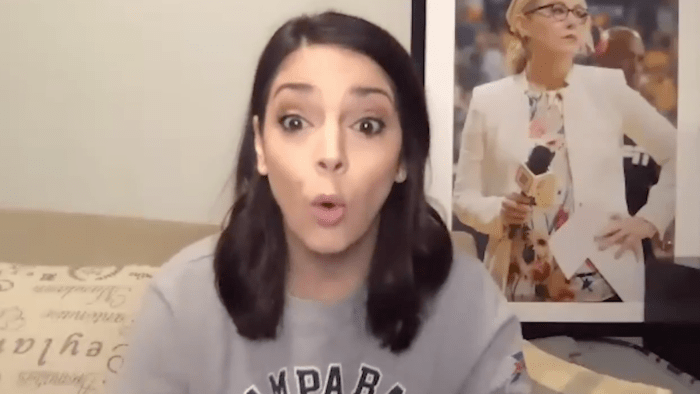 Katie Nolan Broadcasting MLB Game Sports Media World Reacts The Spun   Katie Nolan 