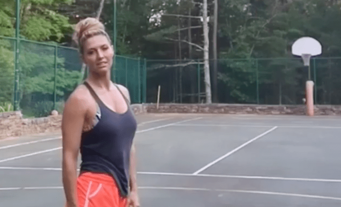 Video Callie Bundy Shows Off Awesome Football Trick Shot The Spun 5455