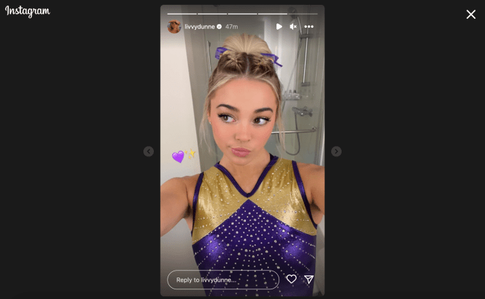 Look Olivia Dunne Selfie Going Viral Today The Spun look-olivia-dunne-selfie-going-viral-today-the-spun