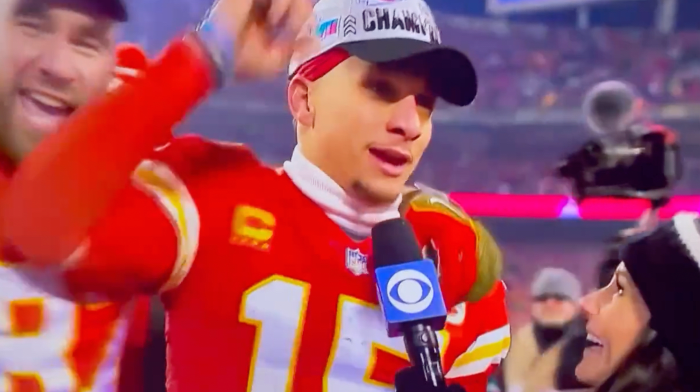 Video: Patrick Mahomes' Postgame Interview With CBS Goes Viral - The Spun