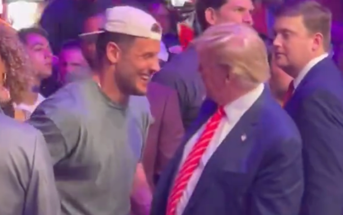 Everyone Has Same Reaction To Video Of Nick Bosa Meeting Donald Trump ...