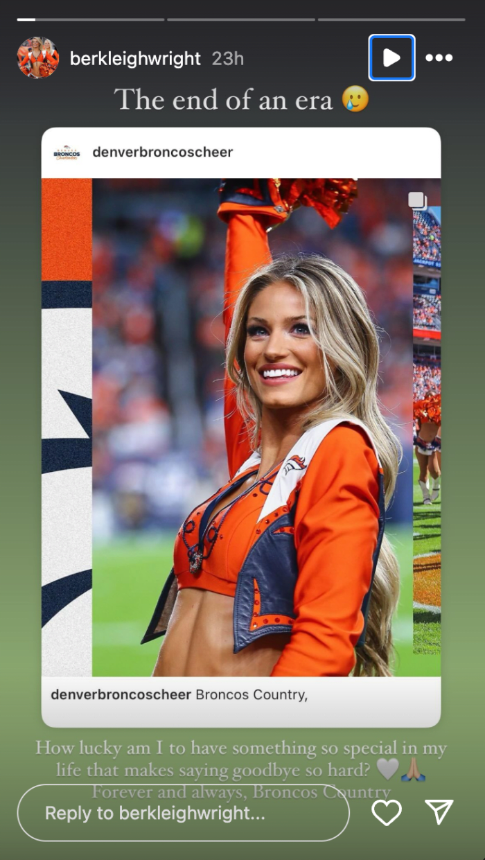 Popular Denver Broncos Cheerleader Is Leaving The Team - The Spun