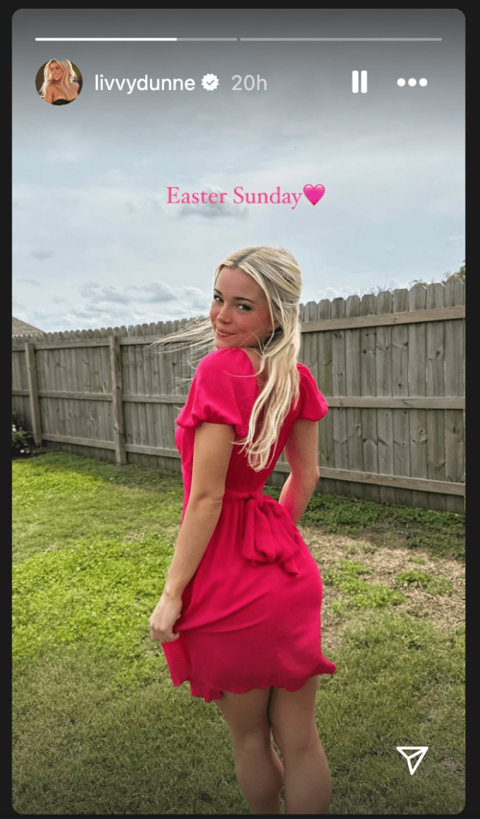 Photo: Olivia Dunne Rocks Special Outfit For Easter - The Spun