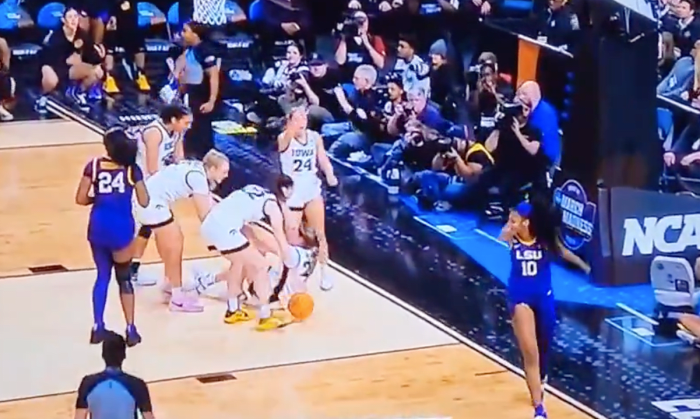 Video: Iowa Star Taunted Angel Reese After She Fouled Out - The Spun