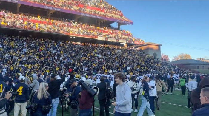 Michigan Fans Stormed Maryland's Field After Win - The Spun