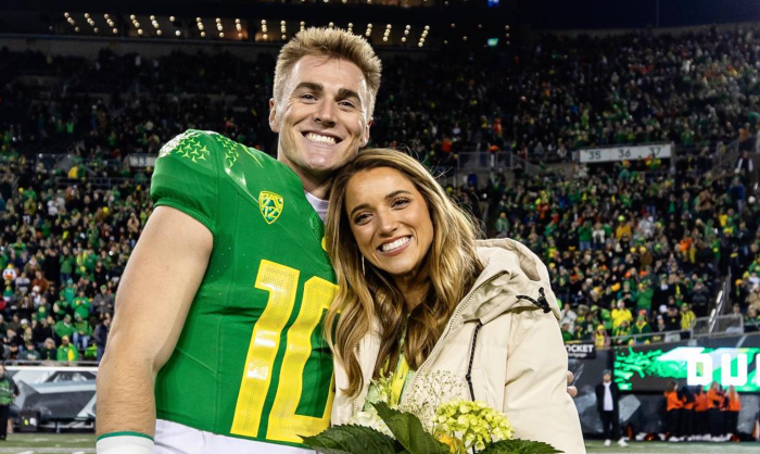 Wife Of Broncos Quarterback Bo Nix Turns Heads During Blowout Win - The