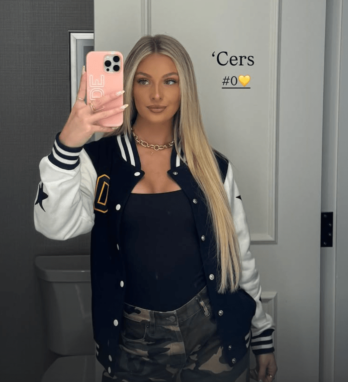 Jade Jones poses for a selfie.