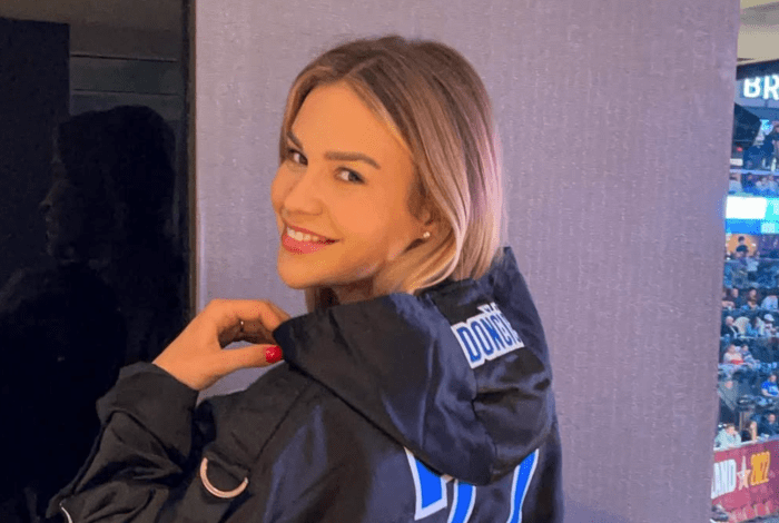 Luka Doncic's longtime girlfriend, Anamaria Goltes.