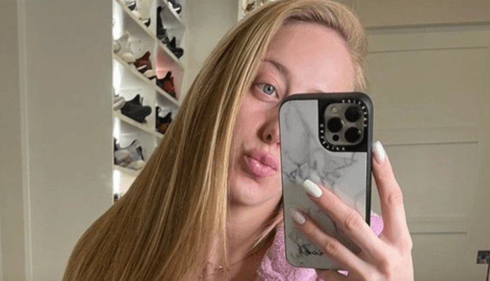 Brittany Mahomes selfie.