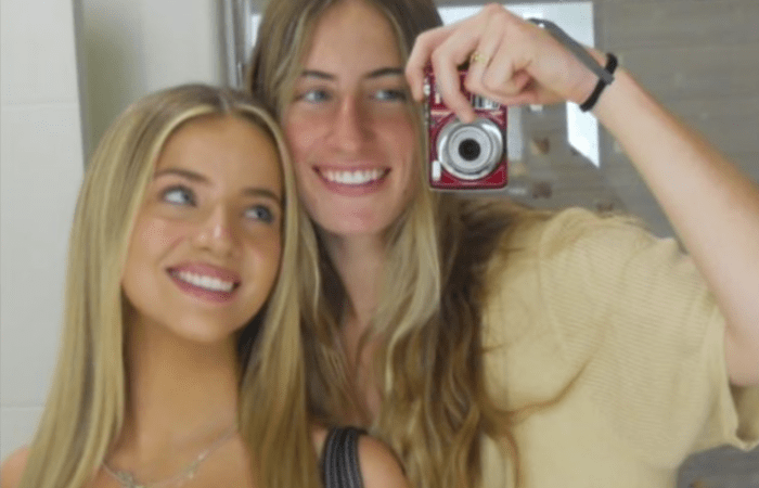 Kate Martin and her girlfriend.