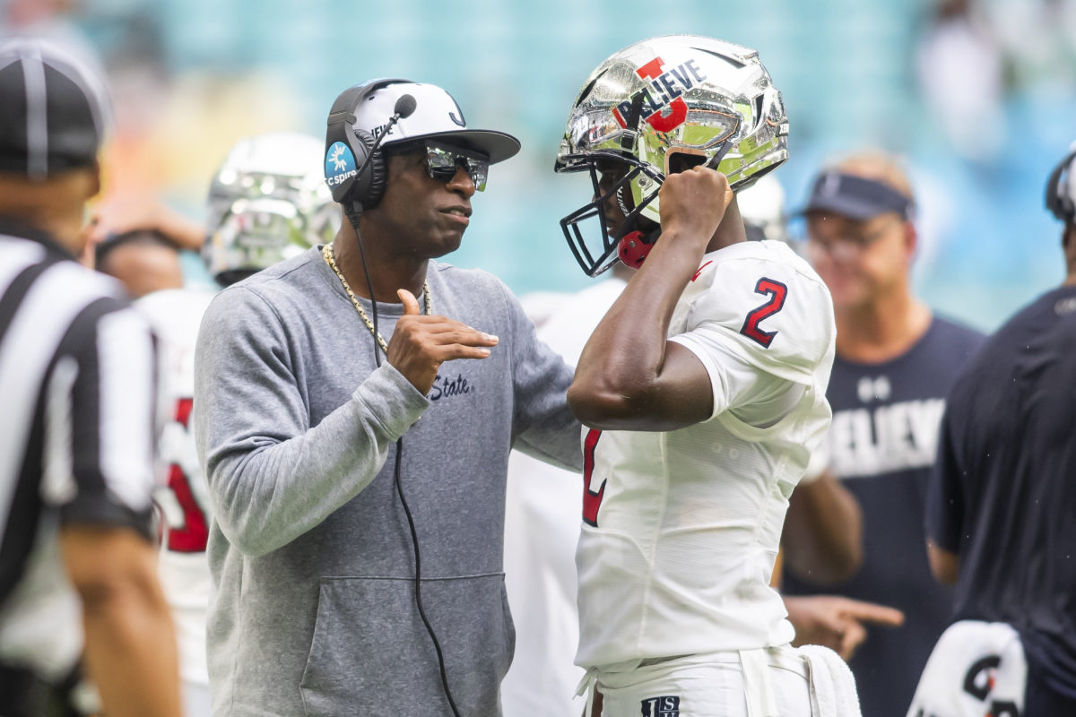 Deion Sanders Makes Sad Admission About Son's College Experience - The Spun