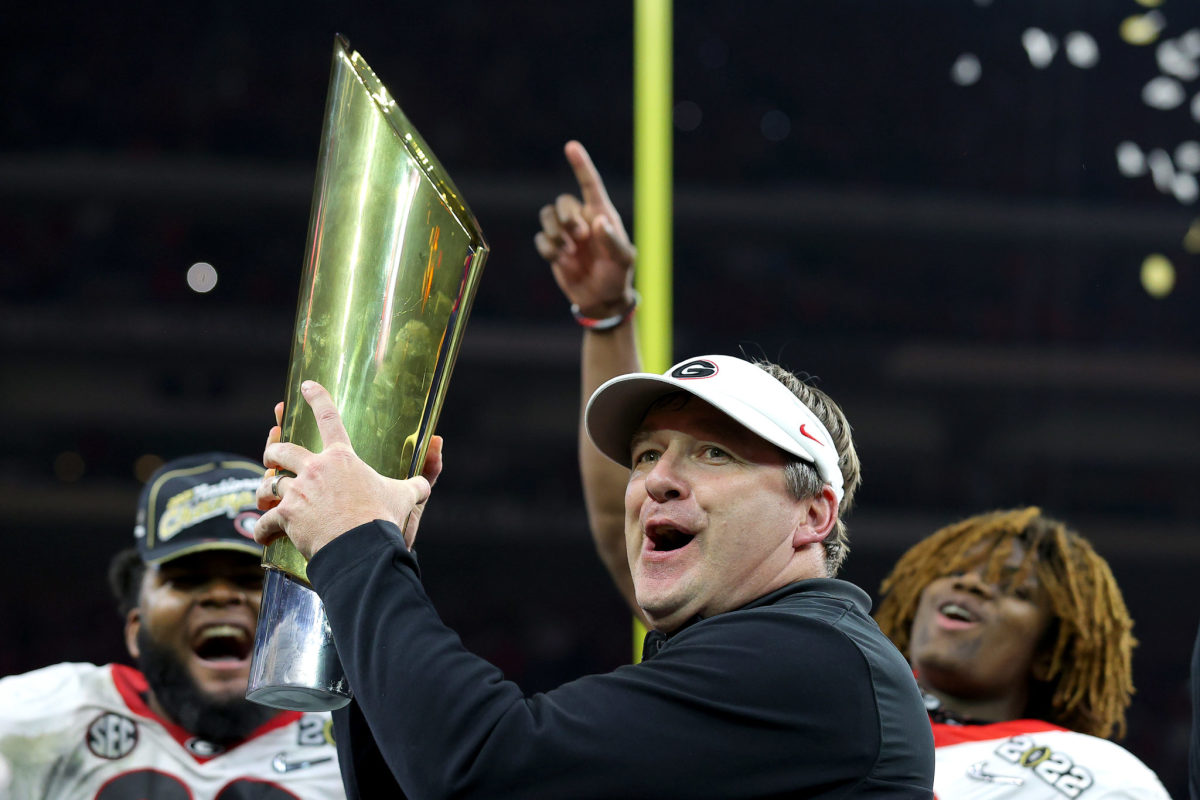 Georgia Bulldogs Football Head Coach Kirby Smart Delivers Speech Following  SEC Championship Loss to Alabama Crimson Tide - Sports Illustrated Georgia  Bulldogs News, Analysis and More