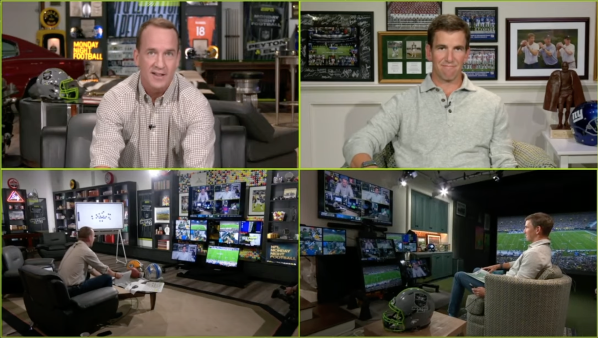 Why aren't Peyton and Eli Manning on ESPN's 'Monday Night Football'?