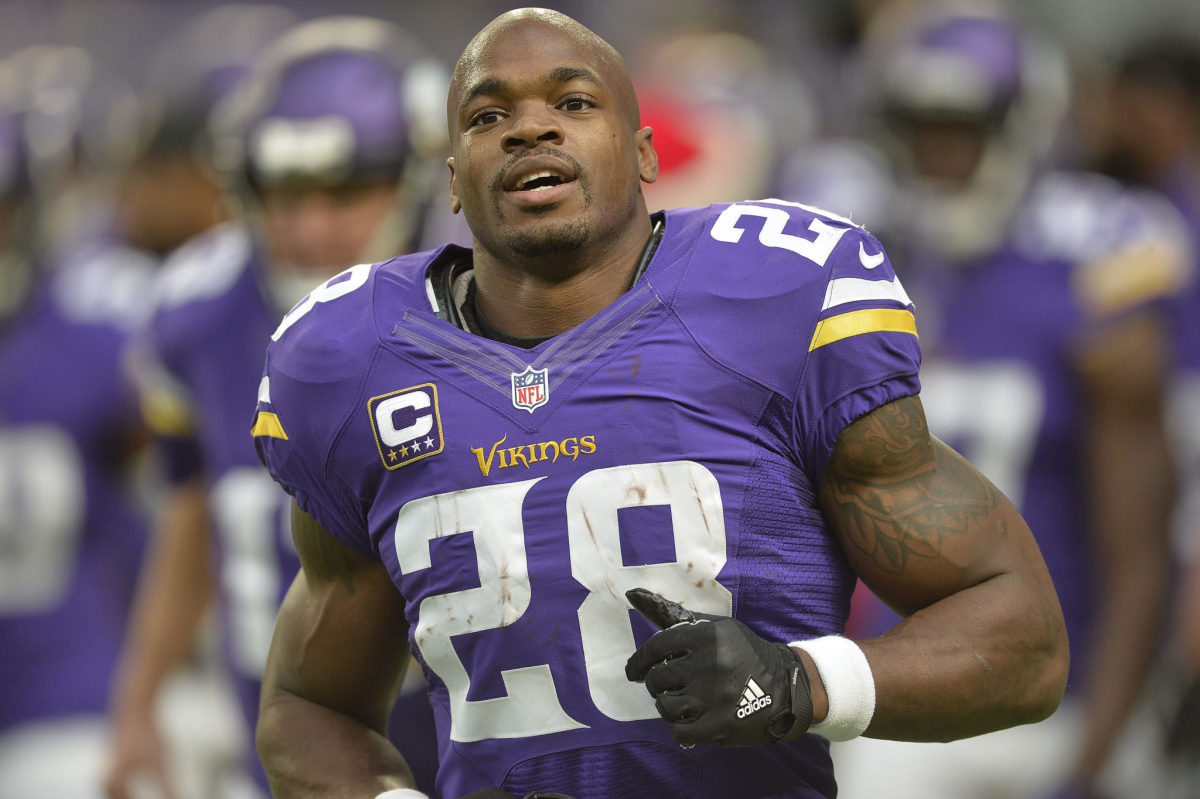 Vikings RB Adrian Peterson looks to other sports for workouts