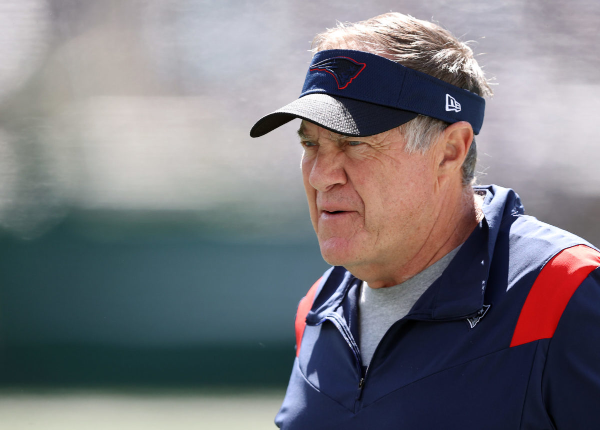 New England Patriots head coach Bill Belichick on Sunday.