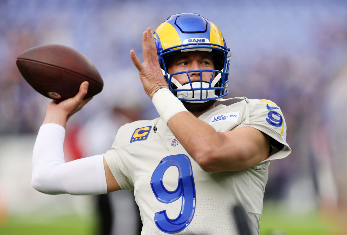 Los Angeles Rams starting quarterback Matthew Stafford