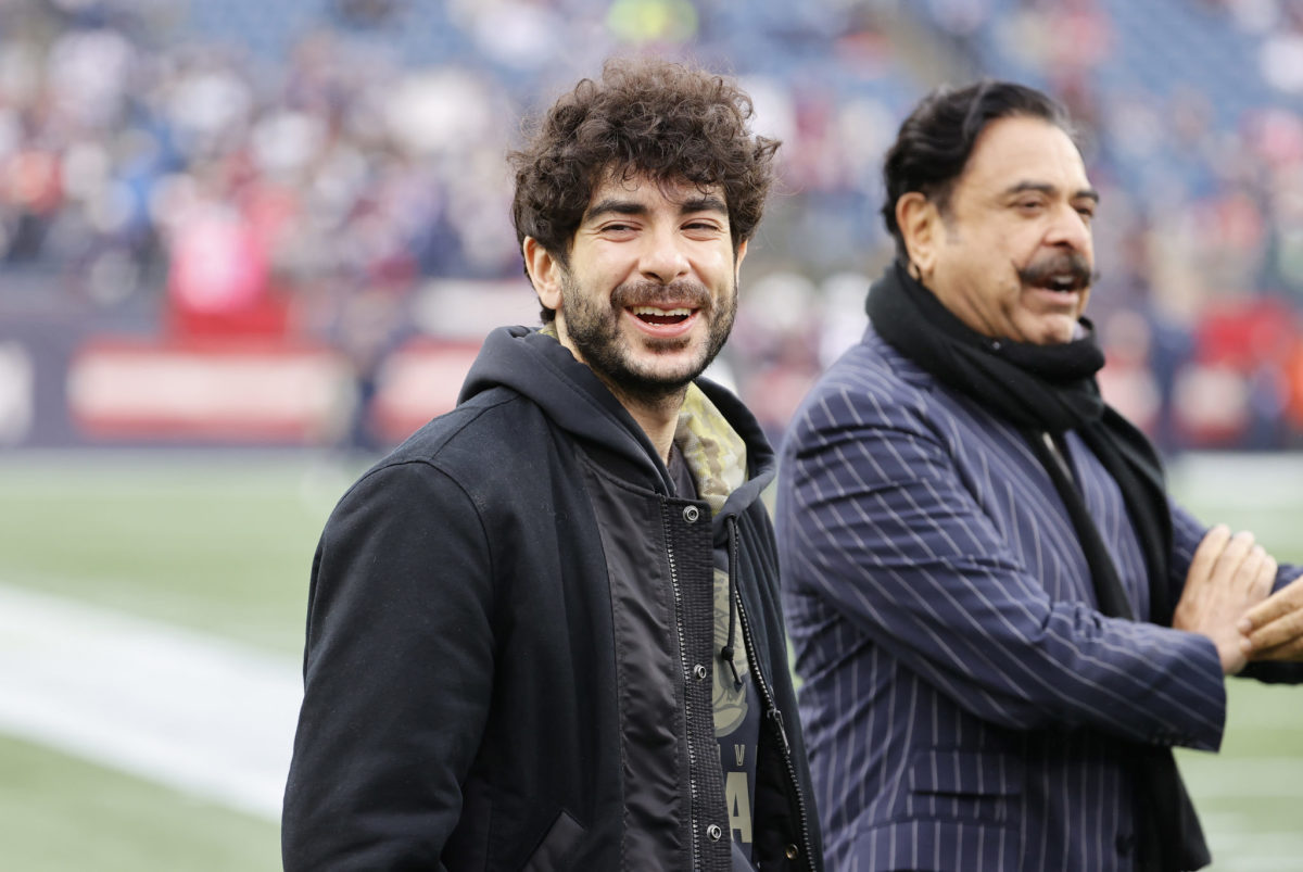 Tony Khan and Shad (Shahid) Khan NFL: JAN 02 Jaguars at Patriots