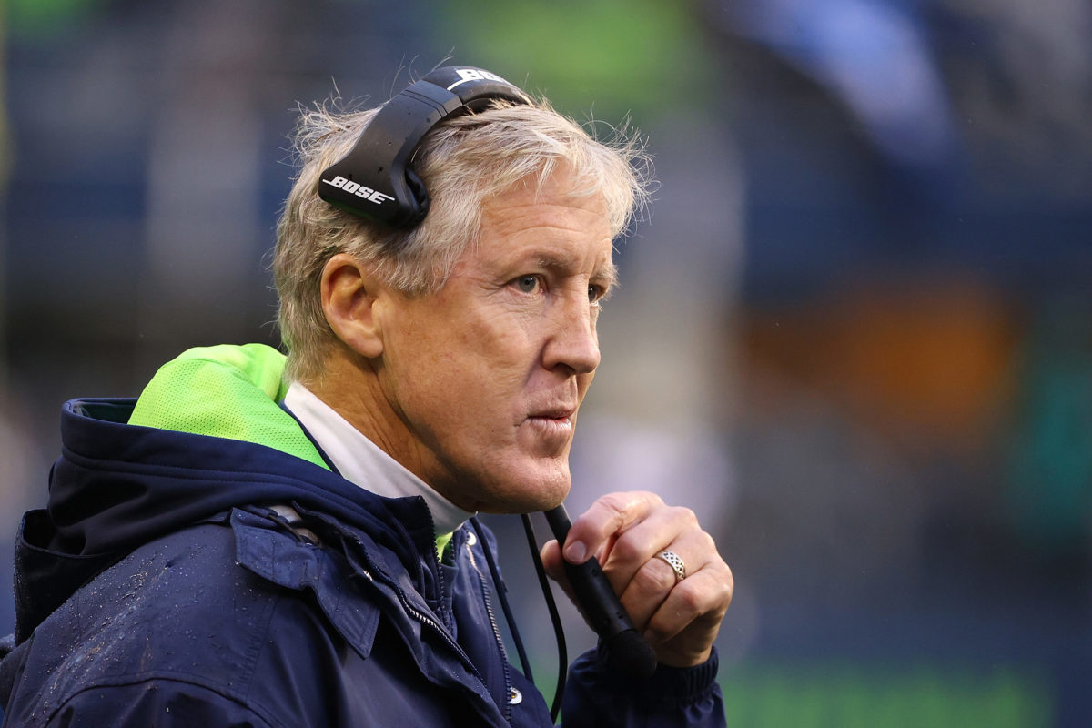 Pete Carroll Shows Off Skills in Viral Video -- 'Coach Is 71 and Out There  Throwing Dots'