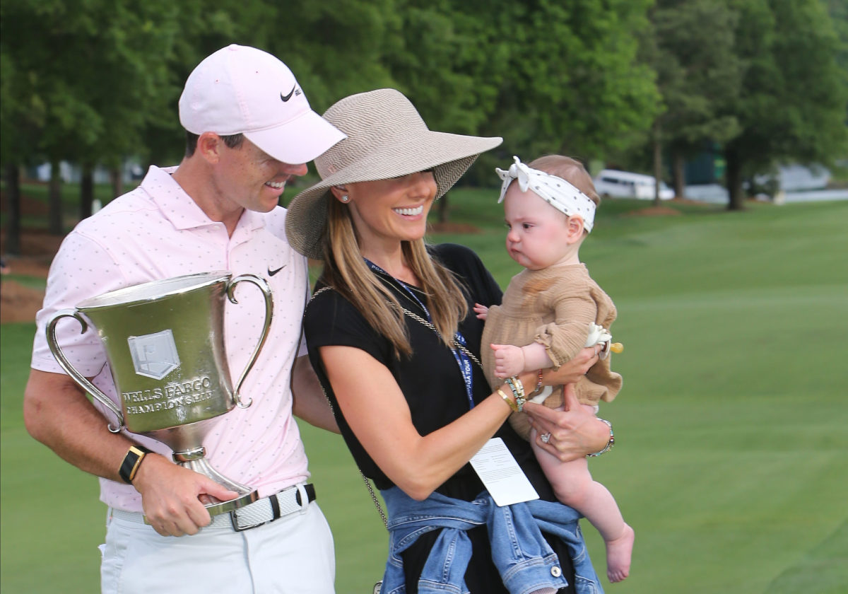 Rory McIlroy and his wife on the PGA Tour.