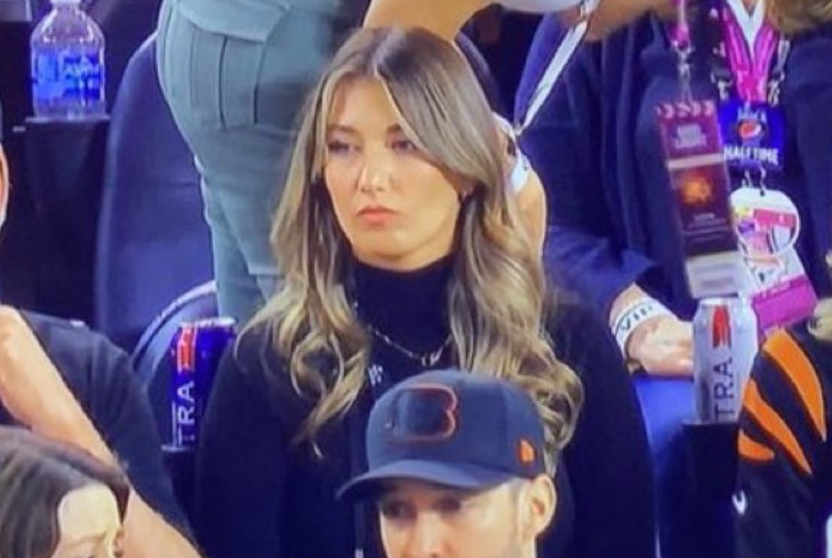 Joe Burrow's girlfriend at the Super Bowl