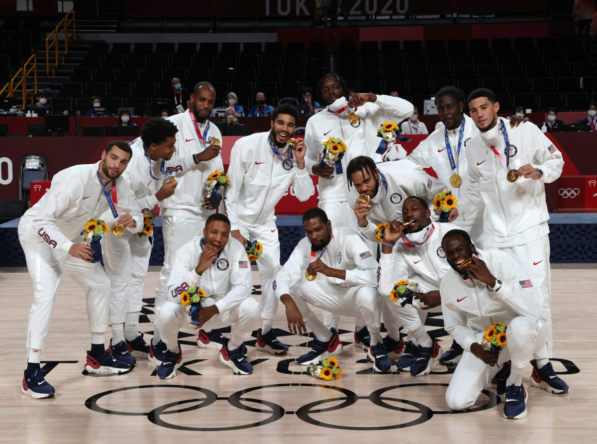 Team USA Men's Basketball Gold Medal Ceremony