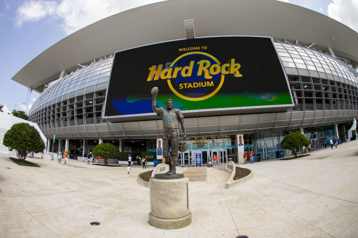 Miami's Hard Rock Stadium on Saturday.