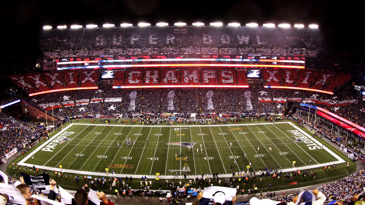 The New Video Board At Gillette Stadium Is Staggeringly Big - The