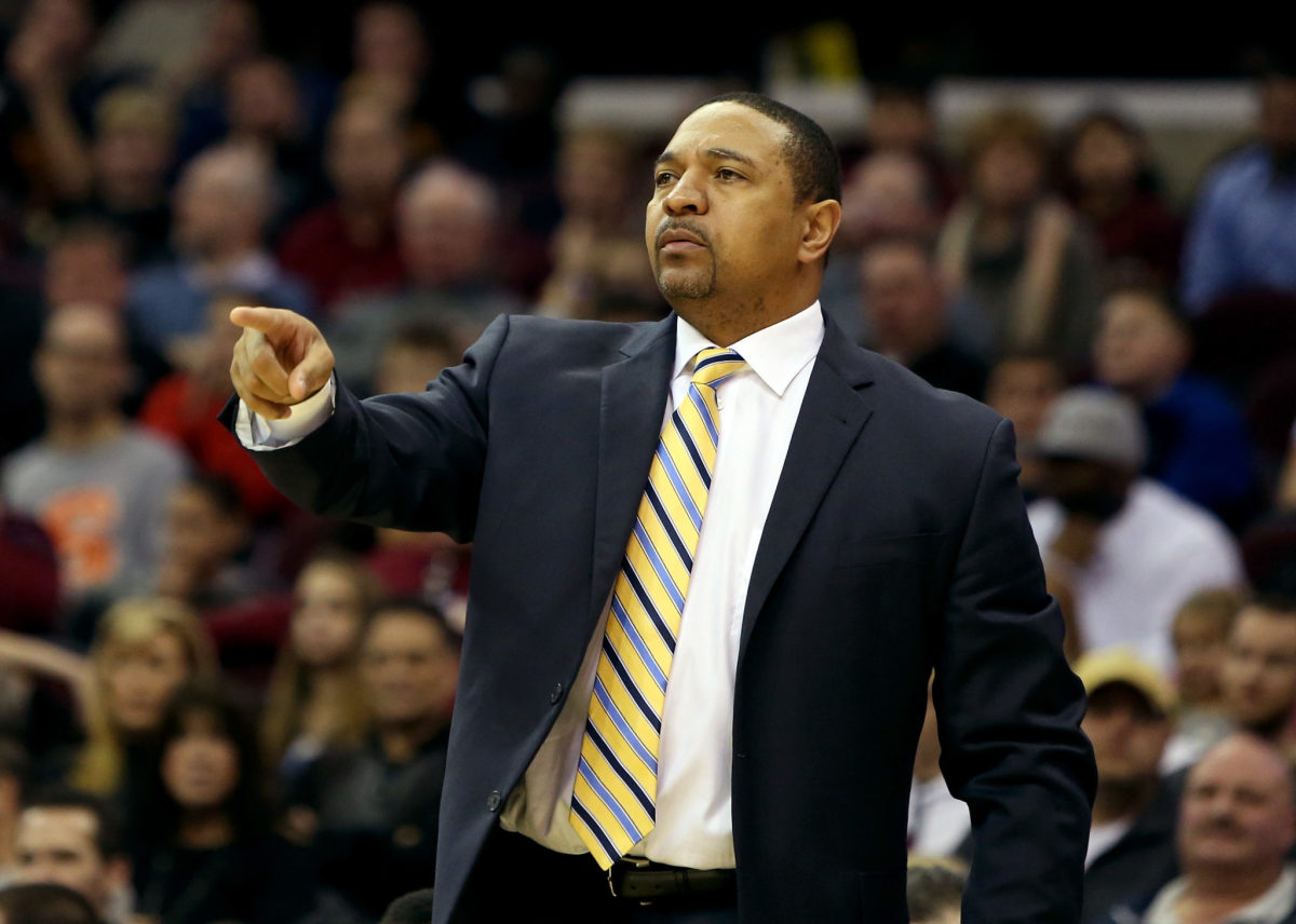 Mark Jackson during his time as the Warriors head coach.