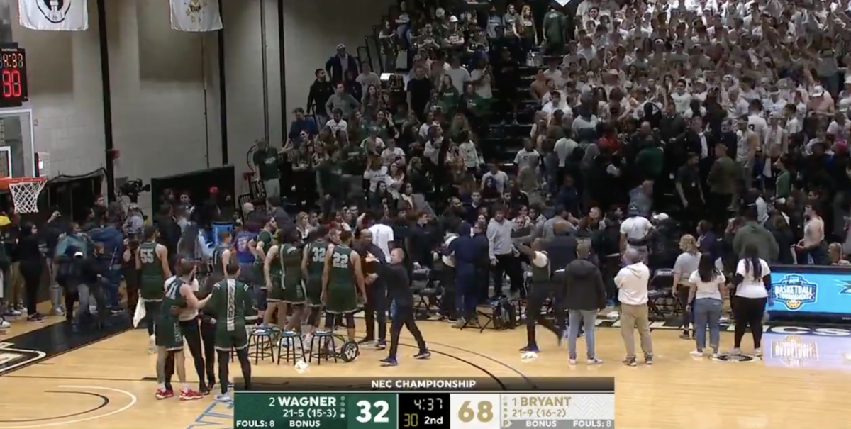 Massive Brawl Breaks Out During Wagner/Bryant Game