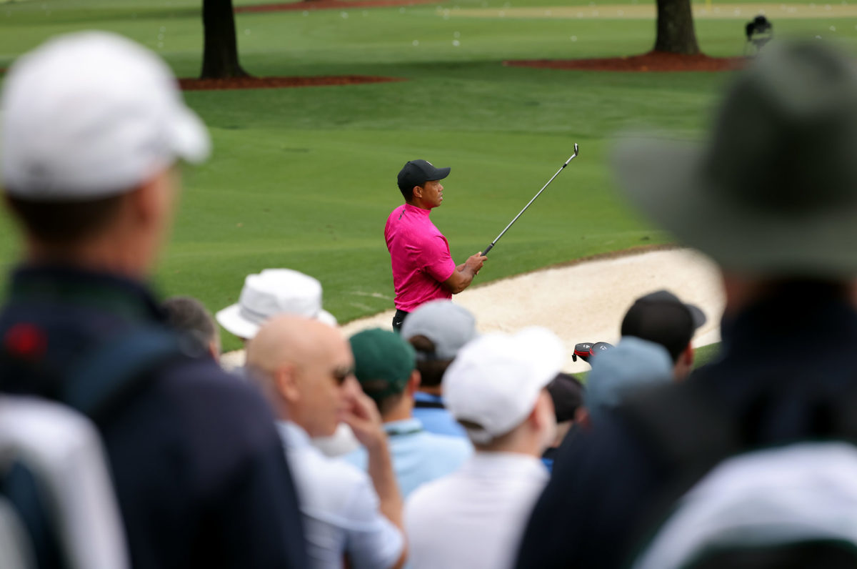 Tiger Woods at The Masters.