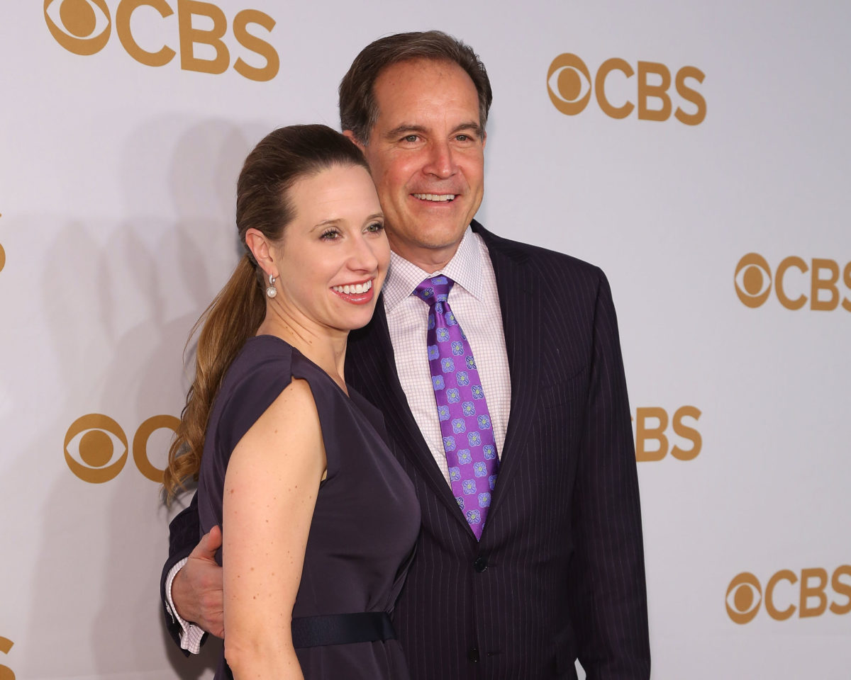 Jim and Courtney Nantz at a CBS upfront