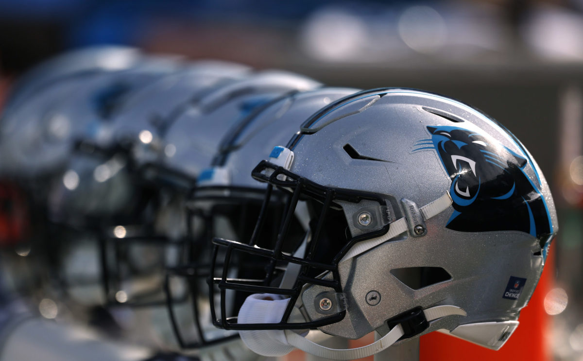 Carolina Panthers helmet.