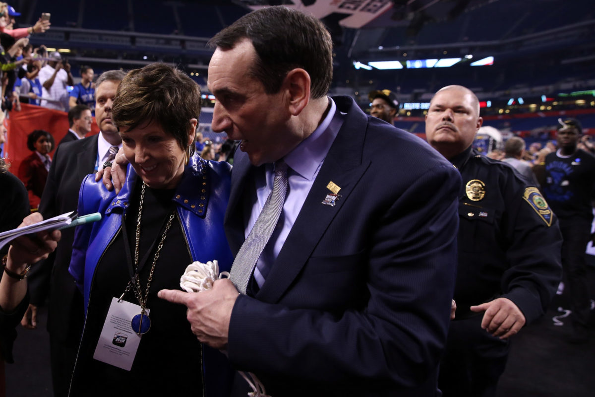 Photos: Meet The Longtime Wife Of Duke Legend Coach K - The Spun: What's  Trending In The Sports World Today