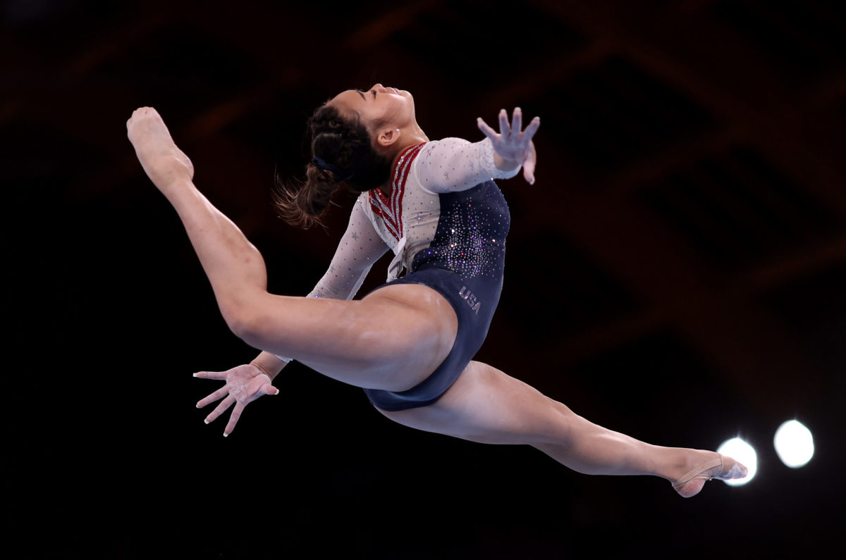 U.S. Gymnast Suni Lee Posing For Sports Illustrated Swimsuit Issue
