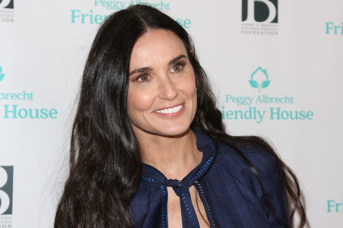 Demi Moore on the red carpet