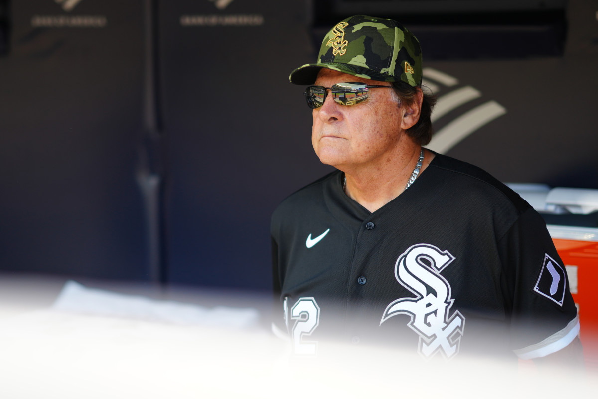 Chicago White Sox manager Tony La Russa on the field on Saturday afternoon.