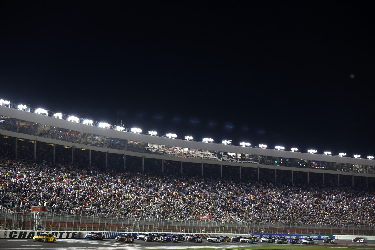 The Coca-Cola 600 in Charlotte on Sunday evening.